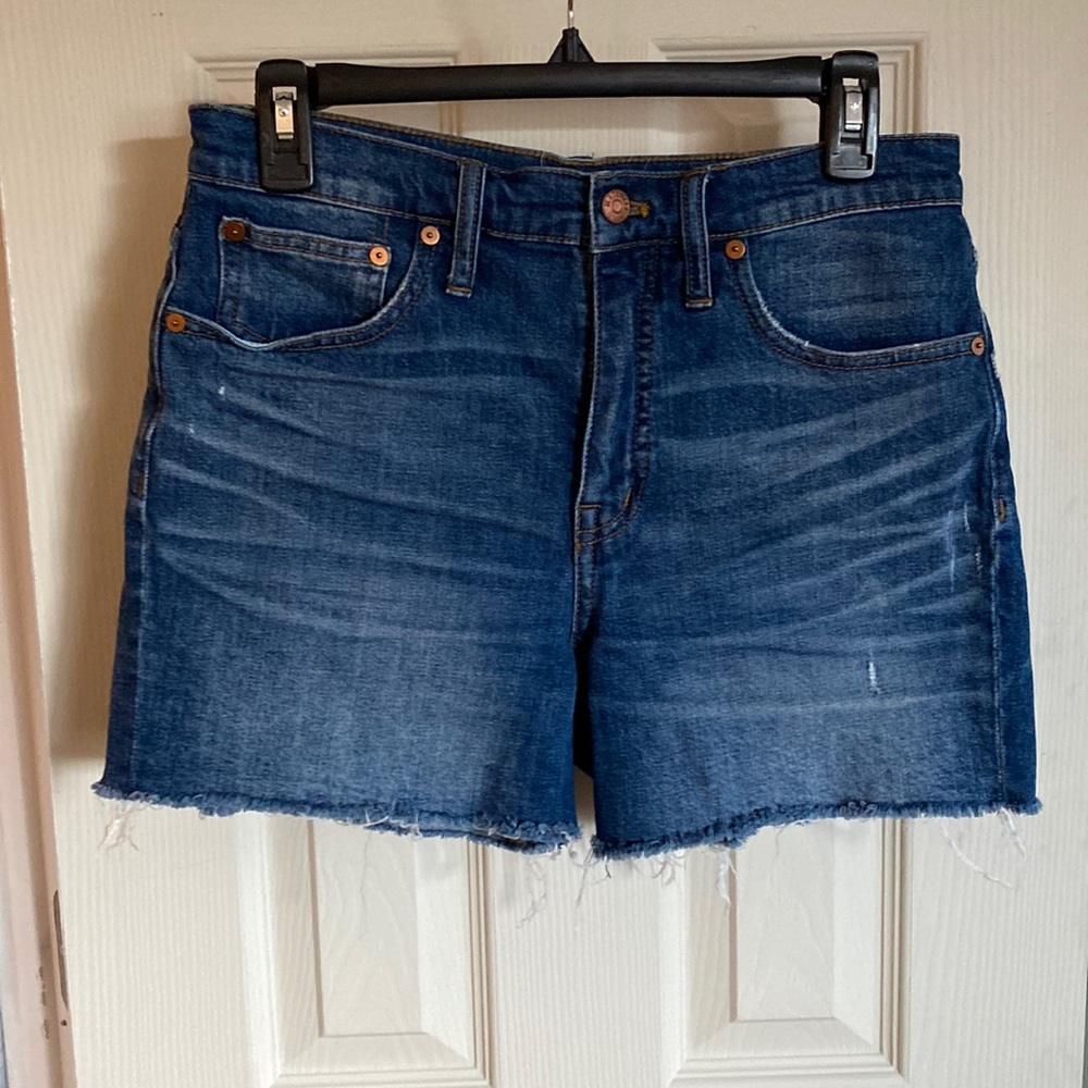 Madewell high rise 27 denim shorts excellently condition